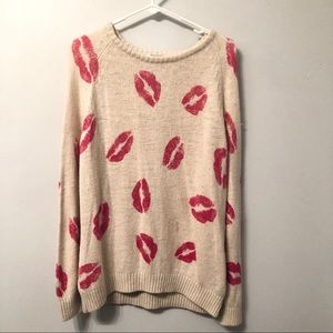 Final Price Lip print sweater 💋